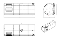 Топливный бак Volvo 1920х710х690, 770 литров, D-образный с лестницей Топливный бак Volvo 1920х710х690, 770 литров, D-образный с лестницей