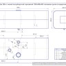 Топливный бак для КАМАЗ, 1360х400х490, 250 литров, разболтовка, высокая горловина