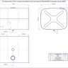 Топливный бак для КАМАЗ 750х530х650, 210 литров, низкая горловина, евро