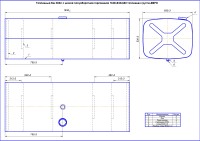 Топливный бак для Камаз 1630х530х650, 500 литров, низкая горловина, в сборе, евро