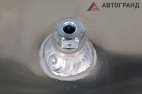 Алюминиевый топливный бак для КАМАЗ 1700х650х700, 700 литров с патрубком перелива