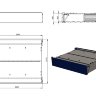 Паллетный ящик под рамный полуприцеп NR 2600-480 (H=480мм)