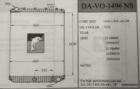 Радиатор основной VOLVO VN (08-) / MACK DAVO 1496 NS DM Group